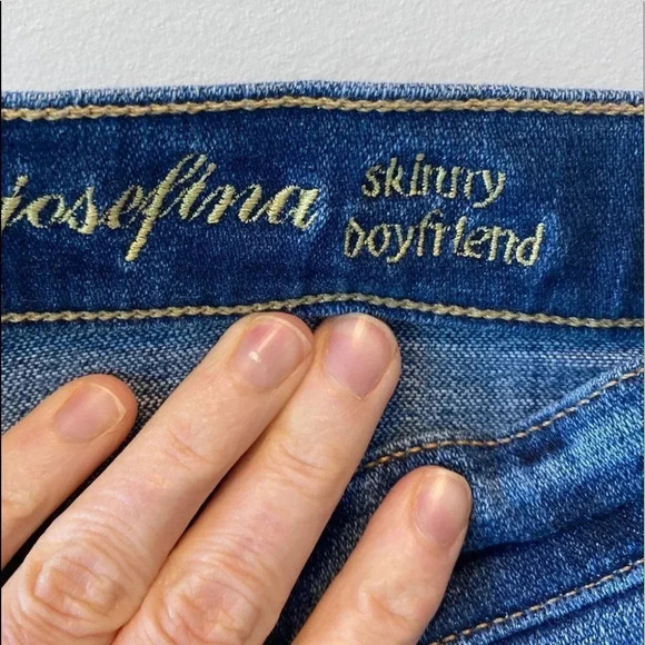 7 For All Mankind Josefina Skinny Boyfriend Jeans - Picture 11 of 14